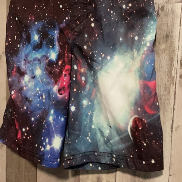 Cat & Jack Boys Galaxy Swim Trunks size 8-10 - Picture 2 of 4